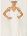 Image #2 - Wishlist Women's Side Tie Double Strap Midi Dress, Ivory, hi-res