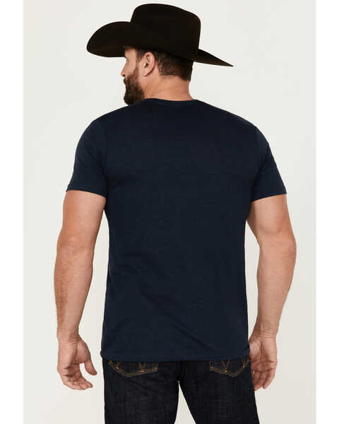 Image #4 - Moonshine Spirit Men's Mountain Short Sleeve Graphic T-Shirt , Dark Blue, hi-res