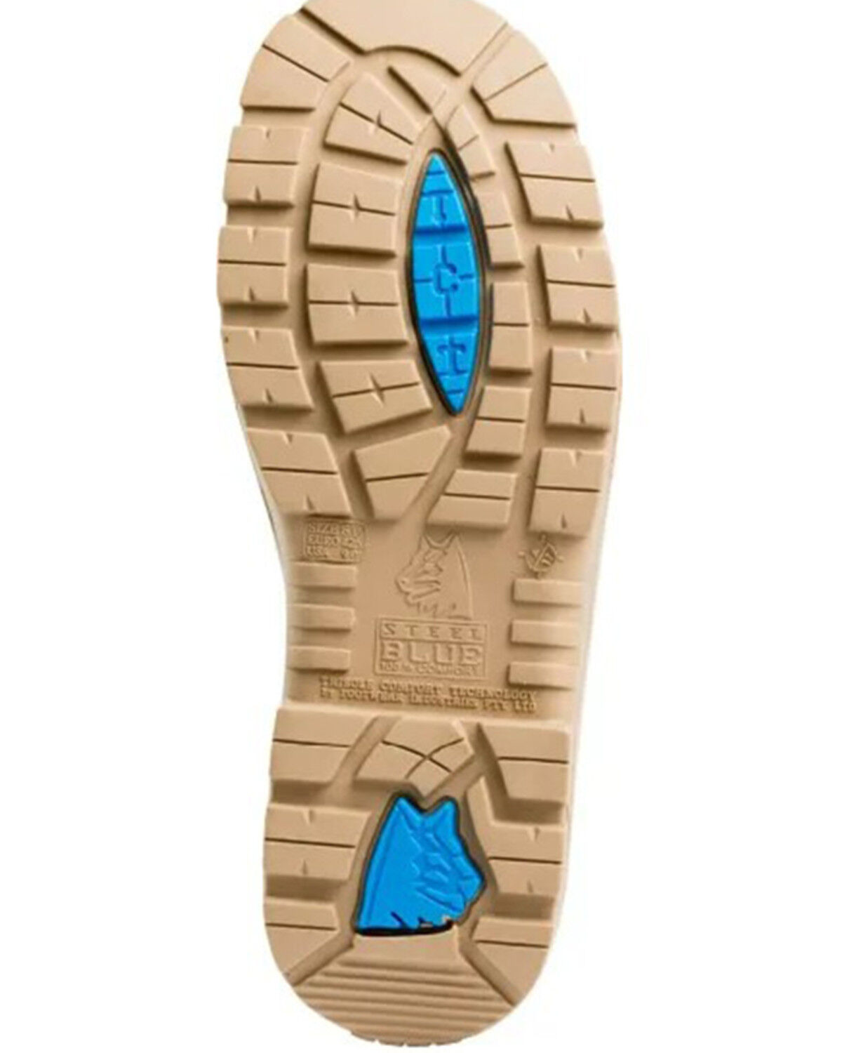 Image #2 - Steel Blue Men's Southern Cross 6" Zip & Lace-Up WP Scuff Work Boot - Steel Toe, Sand, hi-res