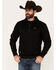 Kimes Ranch Men's Boxer Quarter Zip Pullover , Black, hi-res