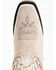 Image #6 - Laredo Women's Rustic Bone Overlay Western Boots - Square Toe, Off White, hi-res