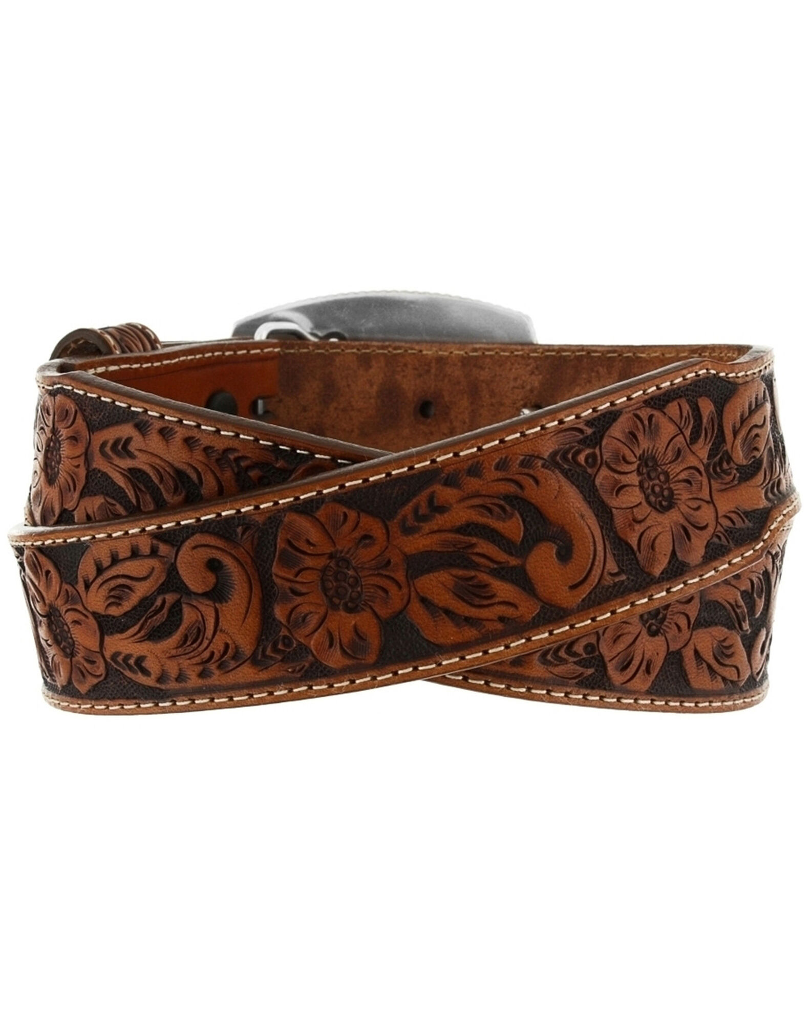 Image #2 - Tony Lama Boys' Lil Champ Western Belt, Tan, hi-res