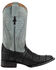 Image #2 - Ferrini Men's Ostrich Patchwork Exotic Western Boots - Broad Square Toe, Black, hi-res