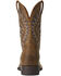 Image #3 - Ariat Men's Brander Leather Performance Western Boot - Broad Square Toe, Brown, hi-res