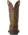 Image #3 - Ariat Men's Brander Leather Performance Western Boot - Broad Square Toe , Brown, hi-res