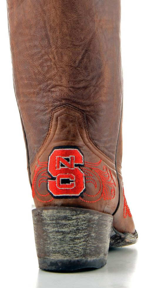 Gameday North Carolina State University Cowgirl Boots - Pointed Toe, Brass, hi-res