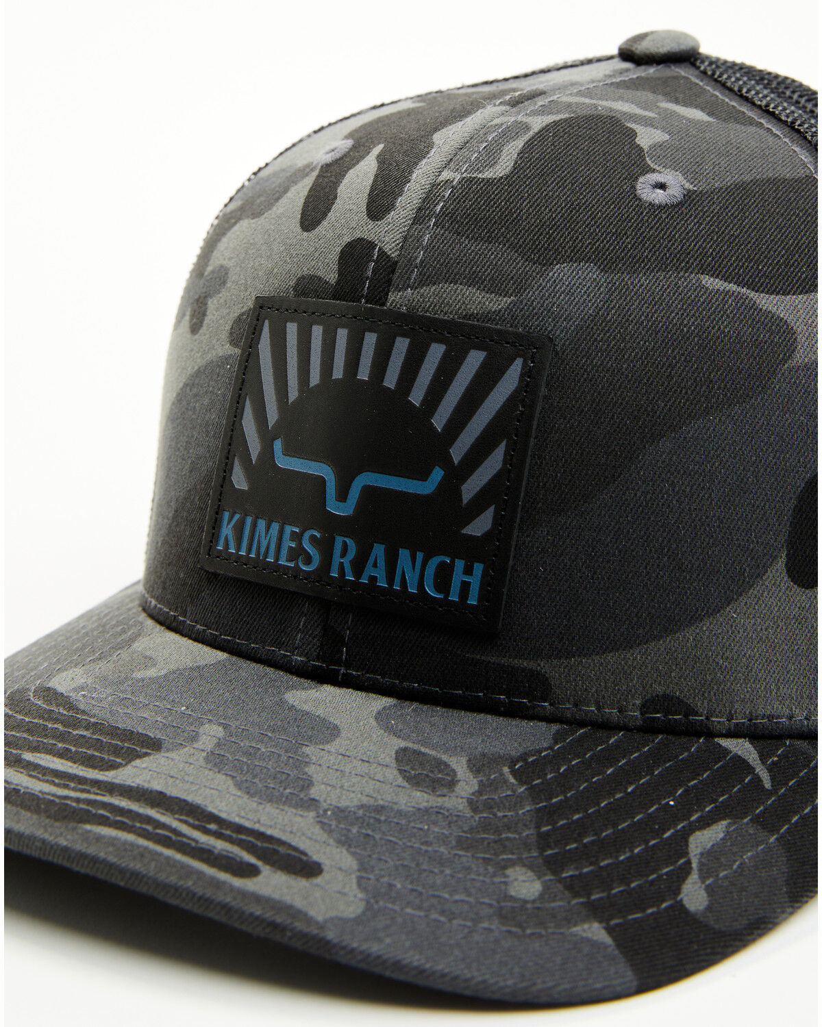Image #2 - Kimes Ranch Men's Good Day Camo Print Ball Cap, Black, hi-res