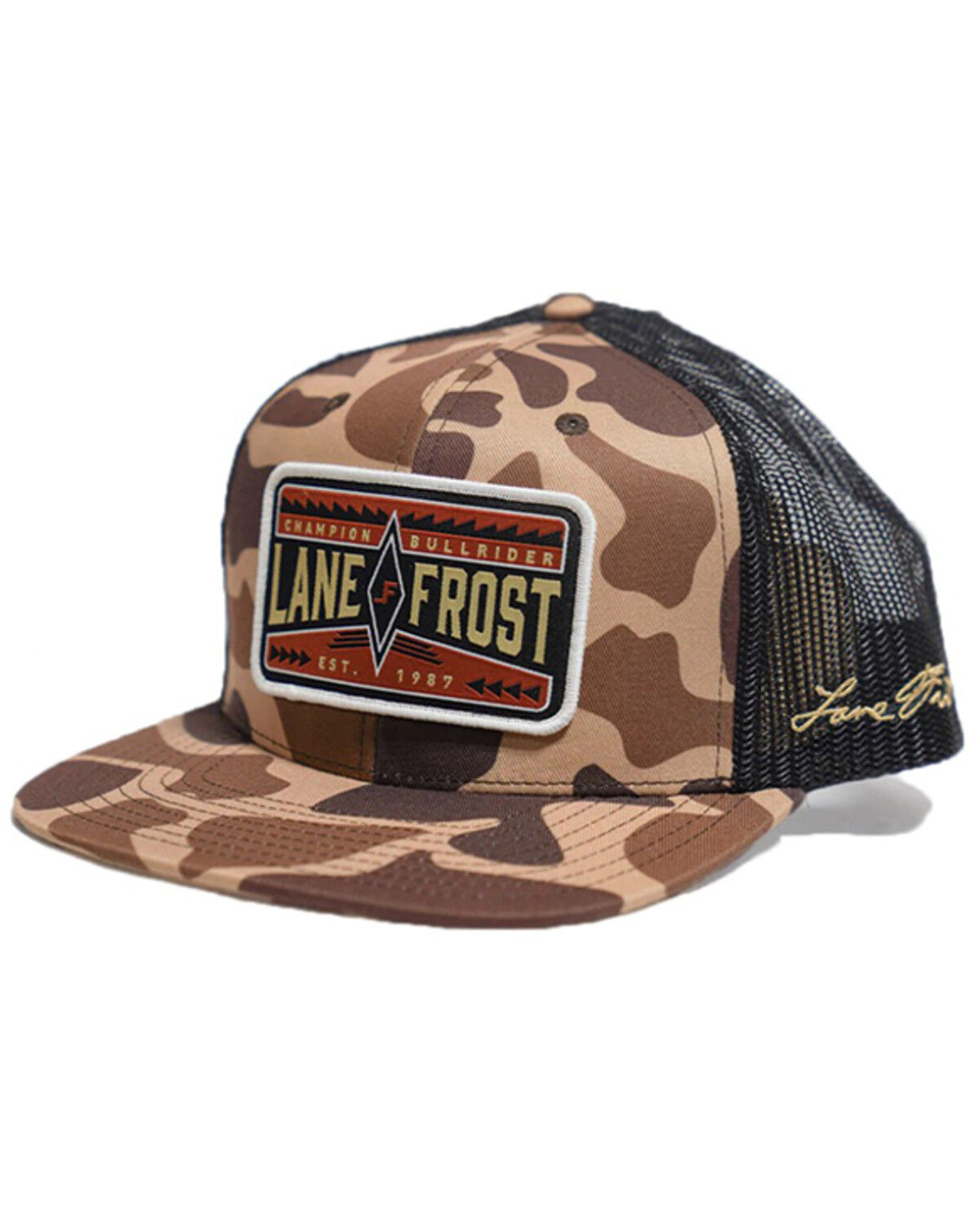 Image #1 - Lane Frost Men's Apache Ball Cap, Navy, hi-res