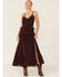 Lovestitch Women's Floral Ruffle Tank Dress, Cherry, hi-res