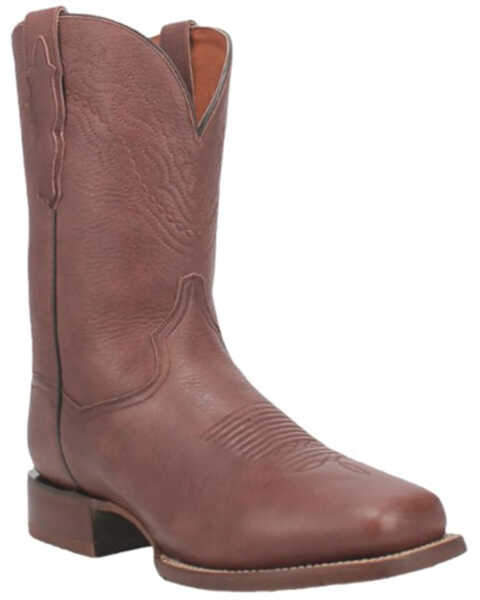 Dan Post Men's Milo Western Boots - Broad Square Toe , Brown, hi-res