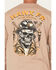 Image #1 - Hawx Men's FR Turbo Charge Long Sleeve Graphic Work T-Shirt, Tan, hi-res