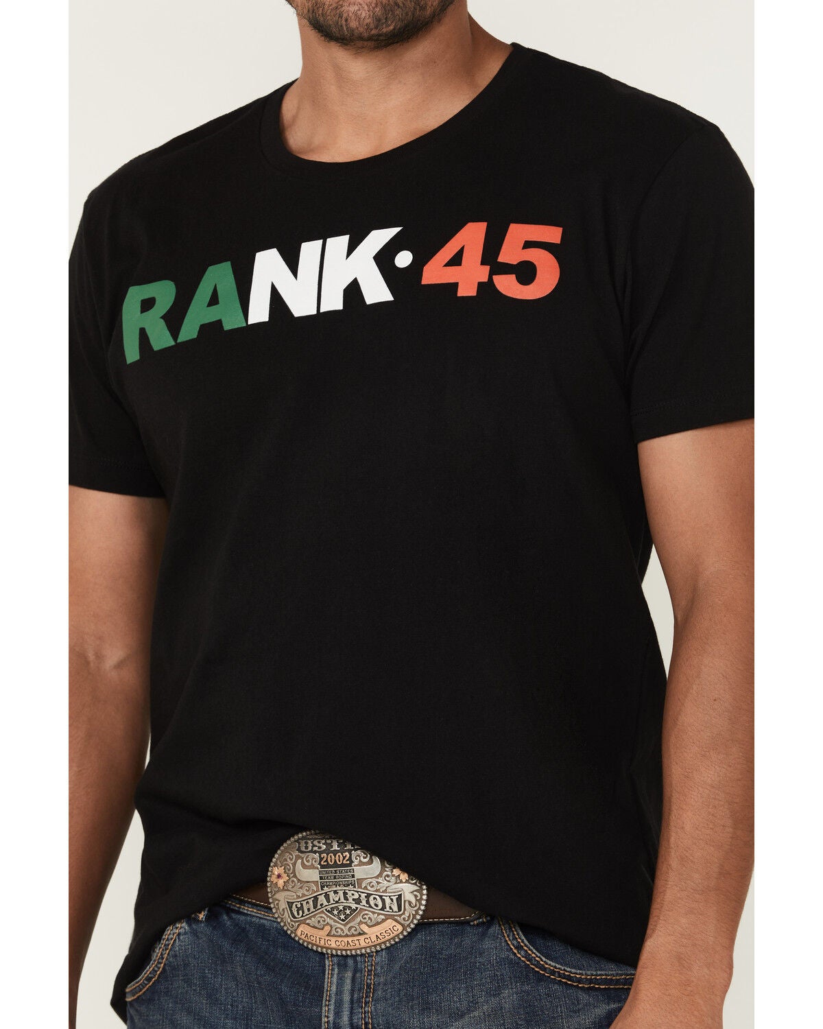 Image #3 - RANK 45&reg; Men's Rosarito Mexico Logo Short Sleeve Graphic T-Shirt, Black, hi-res