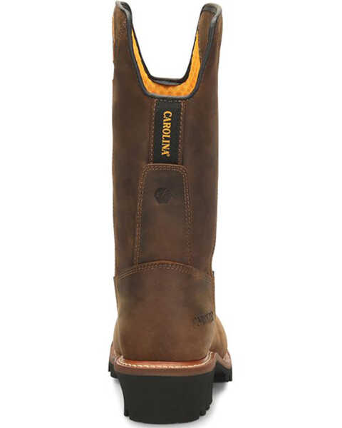 Image #5 - Carolina Men's 12" Coppice Wellington Waterproof Logger Work Boots - Composite Toe , Brown, hi-res