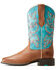 Image #2 - Ariat Women's Round Up StretchFit Western Boots - Broad Square Toe, Brown, hi-res