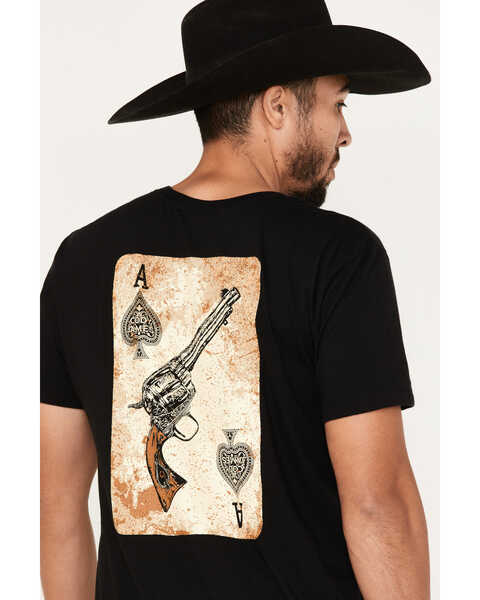 Image #4 - Cody James Men's Guns & Spades Graphic T-Shirt , Black, hi-res