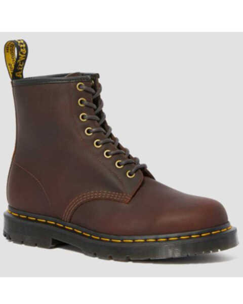 Dr. Martens 1460 Wintergrip Lacer Boots - Round Toe , Brown, hi-res