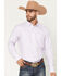 Image #1 - Wrangler X Cody Johnson Men's Geo Print Long Sleeve Button-Down Western Shirt, Light Purple, hi-res