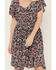 Image #3 - Wrangler Women's Ditsy Snap Front Mini Dress, Red/white/blue, hi-res