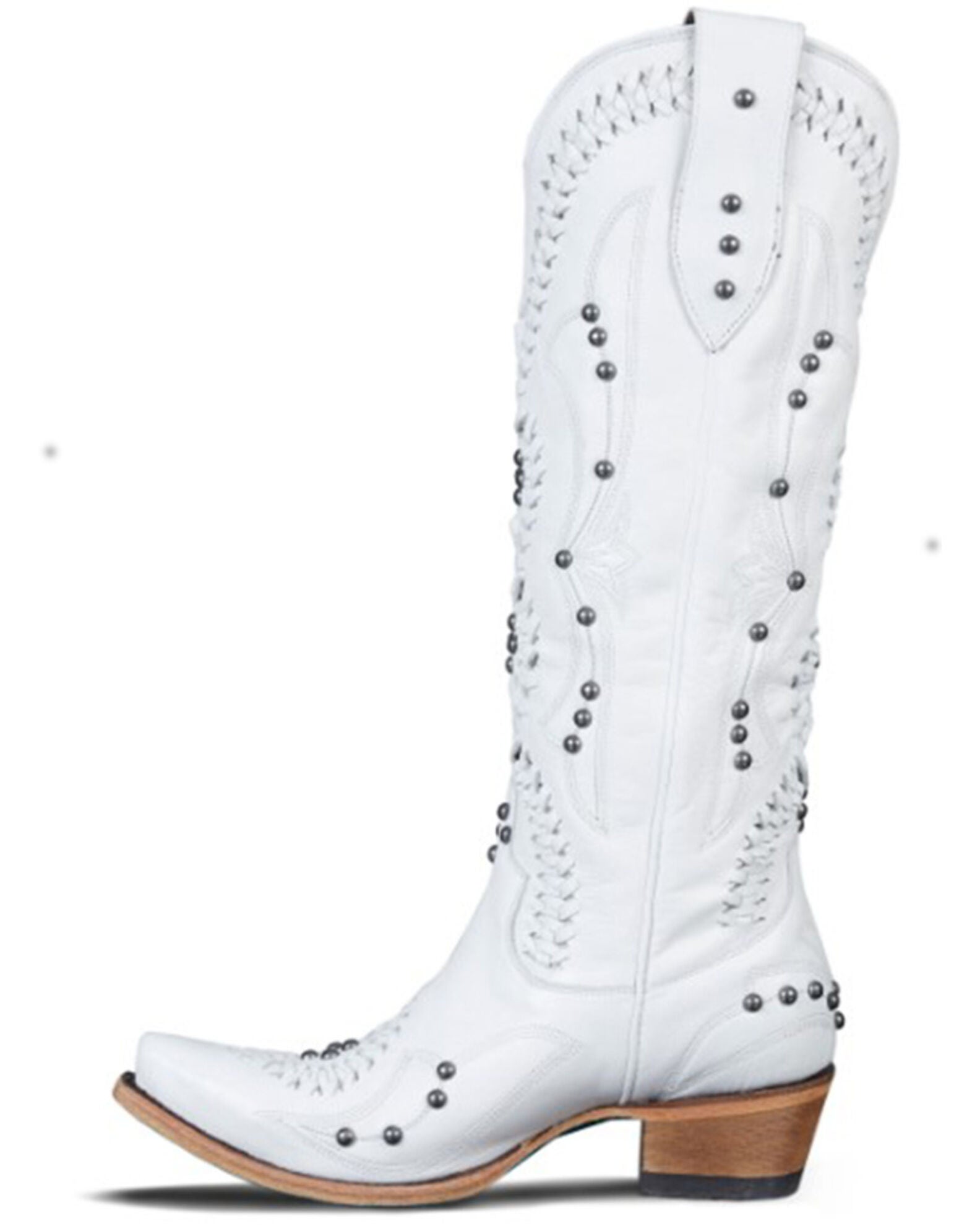 Lane Women's Cossette Western Boots - Snip Toe, White