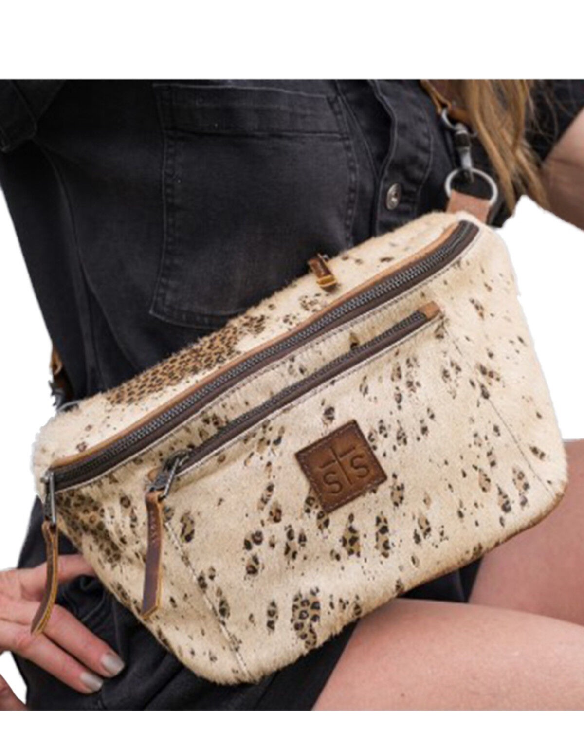 Image #1 - STS Ranchwear by Carroll Women's Sachi Sling Crossbody Bag, Cream, hi-res