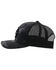 Image #4 - Hooey Men's O Classic Embroidered Logo Trucker Cap, Black, hi-res
