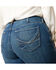 Image #4 - Ariat Women's Medium Wash Mid Rise Leslie Slim Trouser Stretch Denim Jeans - Plus, Medium Wash, hi-res