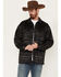 Image #1 - Ariat Men's Cladwell Southwestern Print Shirt Jacket, Charcoal, hi-res