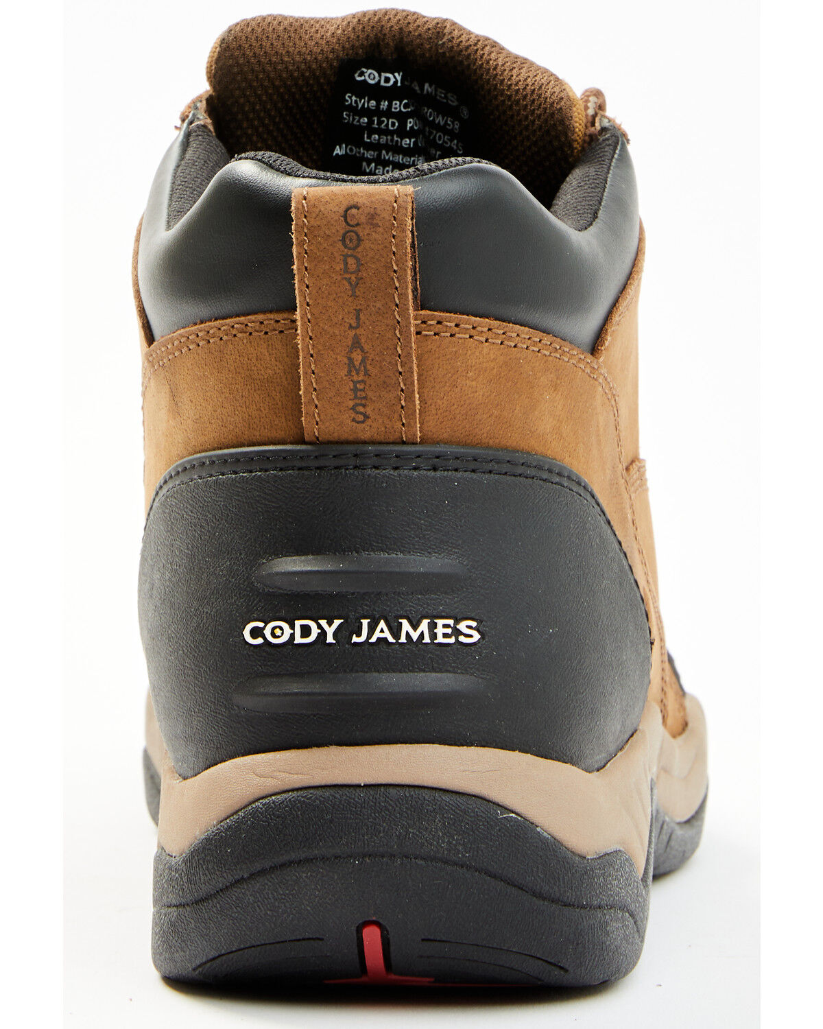 Image #5 - Cody James Men's Endurance Soft Song Shin Buff Lace-Up Work Boots - Soft Toe, Tan, hi-res