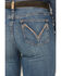 Image #4 - Ariat Women's Isabelle Medium Wash Trouser Denim Jeans, Medium Wash, hi-res