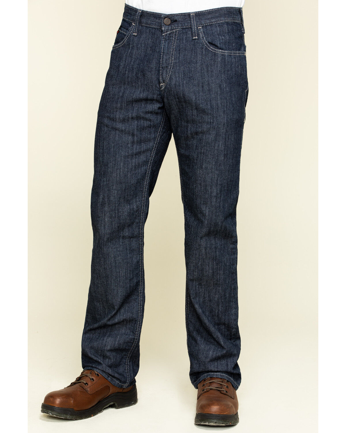 Image #2 - Ariat Men's M4 FR Armor Low Stretch Relaxed Bootcut Work Jeans, , hi-res