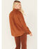 Image #4 - Cleo + Wolf Women's Faux Suede Shacket, Cognac, hi-res
