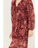 Image #3 - Beyond The Radar Women's Floral Print Crochet Trim Dress, Multi, hi-res