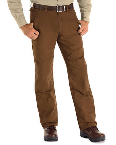 Image #1 - Red Kap Men's MIMIX Utility Work Jeans, Brown, hi-res