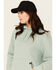 Image #2 - Troll Co Women's Juno Logo Graphic Hoodie, Blue, hi-res