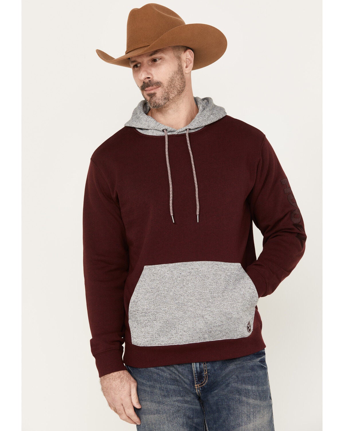 Image #2 - Hooey Men's Tundra Hooded Sweatshirt, , hi-res