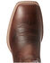 Image #4 - Ariat Men's Solado VentTEK Western Performance Boots - Broad Square Toe, Dark Brown, hi-res