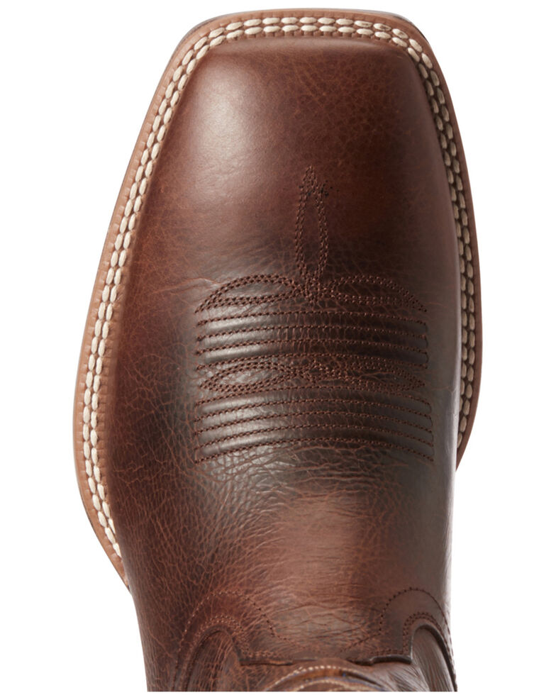 Ariat Men's Solado VentTEK Western Boots - Wide Square Toe, Dark Brown, hi-res