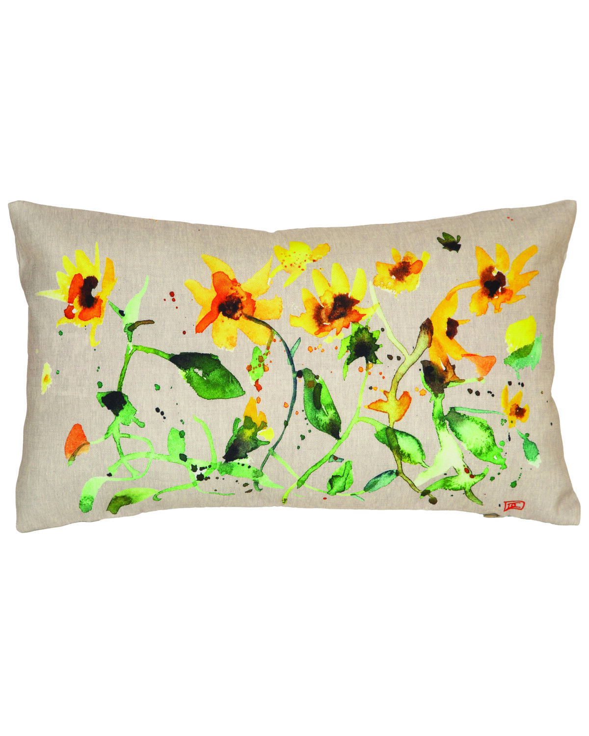 Image #1 - Carstens Home Sunflower Patch Outdoor Pillow, Multi, hi-res