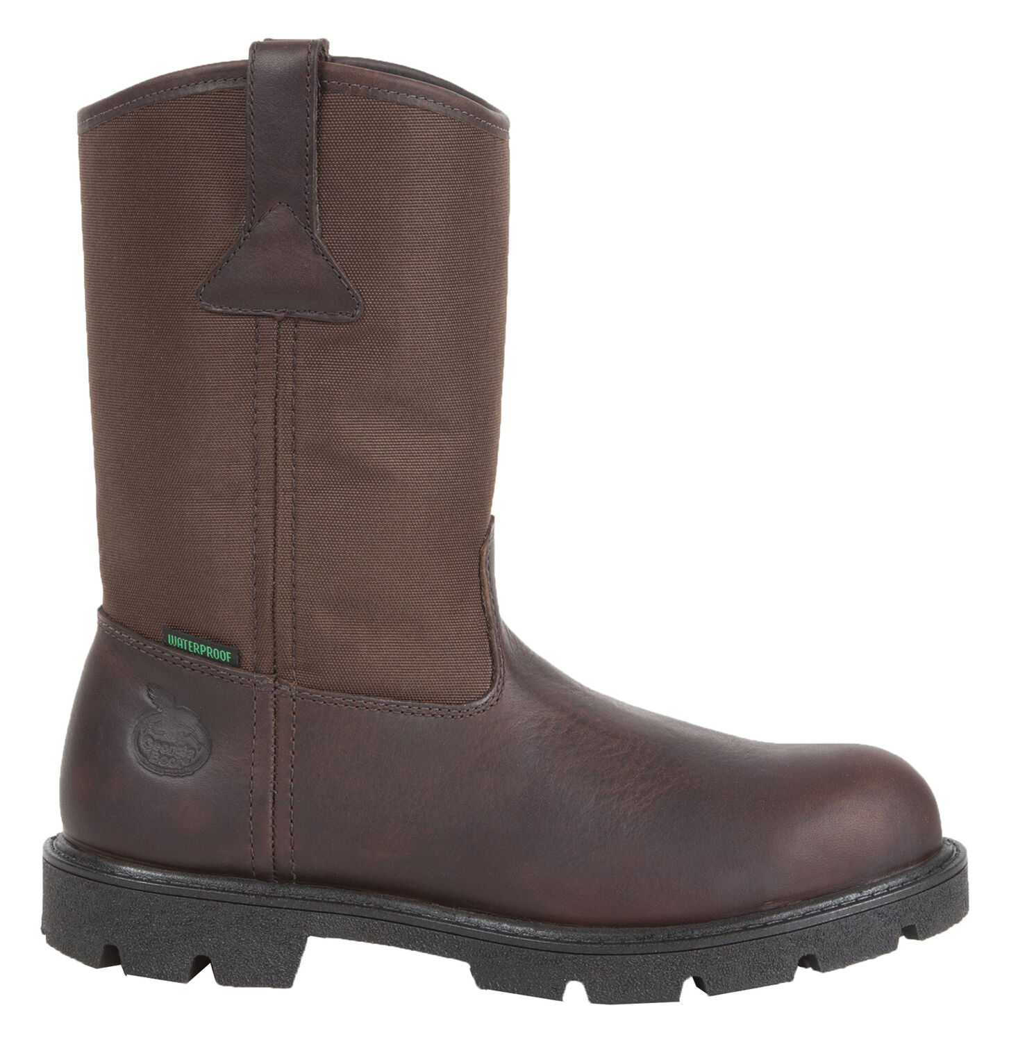 Image #2 - Georgia Boot Men's Homeland Waterproof Wellington Boots - Soft Toe, Brown, hi-res