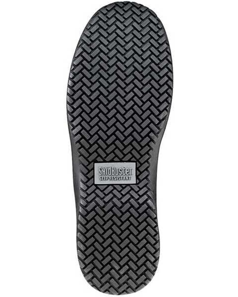 SkidBuster Women's Black Slip-On Work Shoes - Soft Toe, Black, hi-res