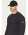 Image #3 - Ariat Men's FR Air Skull Long Sleeve Graphic Work Shirt, Black, hi-res