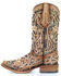 Image #3 - Corral Women's Inlay Western Boots - Square Toe, Ivory, hi-res