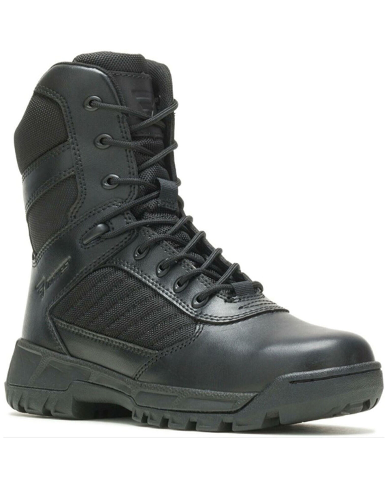 Bates Women s Tactical Sport 2 Tall Side Zip Lace Up Work Boots Round Toe Sheplers