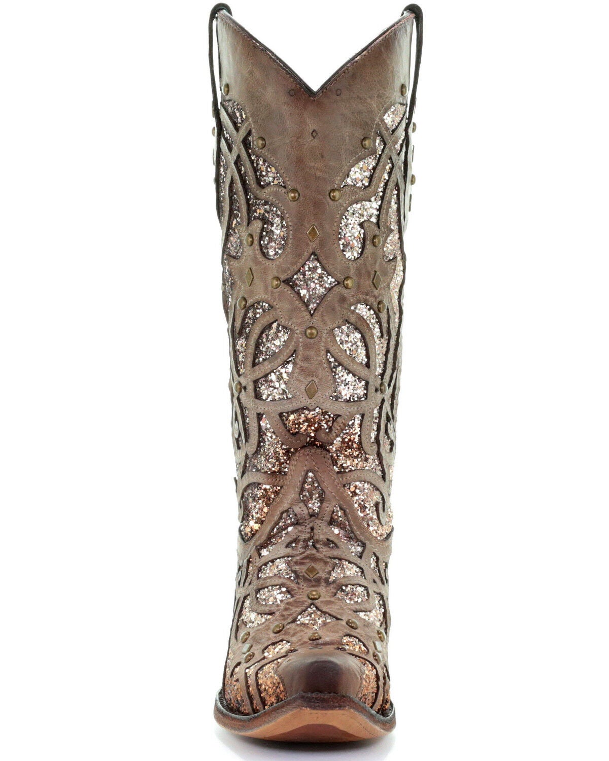 Image #5 - Corral Women's Golden Luminary Roots Western Boots - Snip Toe, , hi-res