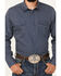 Image #3 - Cody James Men's Old West Checkered Print Long Sleeve Snap Western Shirt, Dark Blue, hi-res