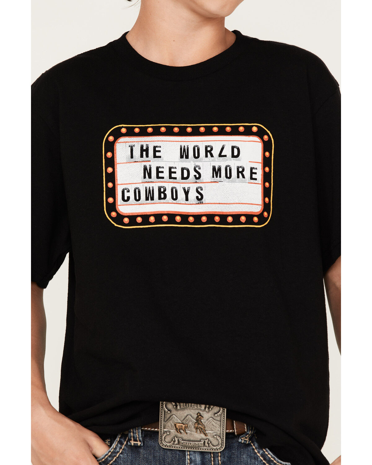 Image #3 - Cody James Boys' Cowboy Signage Short Sleeve Graphic T-Shirt, , hi-res