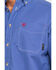 Image #4 - Ariat Men's FR Cobalt Print Liberty Long Sleeve Work Shirt, Blue, hi-res
