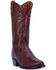 Image #1 - Dan Post Men's Winston Exotic Lizard Western Boots - Round Toe, Brown, hi-res