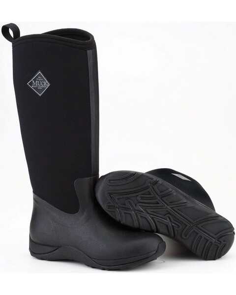 Image #1 - Muck Boots Black Arctic Adventure Boots - Soft Toe , Black, hi-res