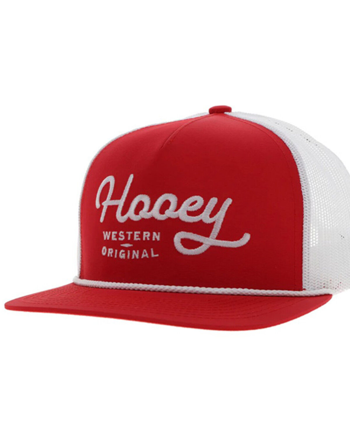 Image #1 - Hooey Men's OG Mesh Trucker Cap, Red, hi-res
